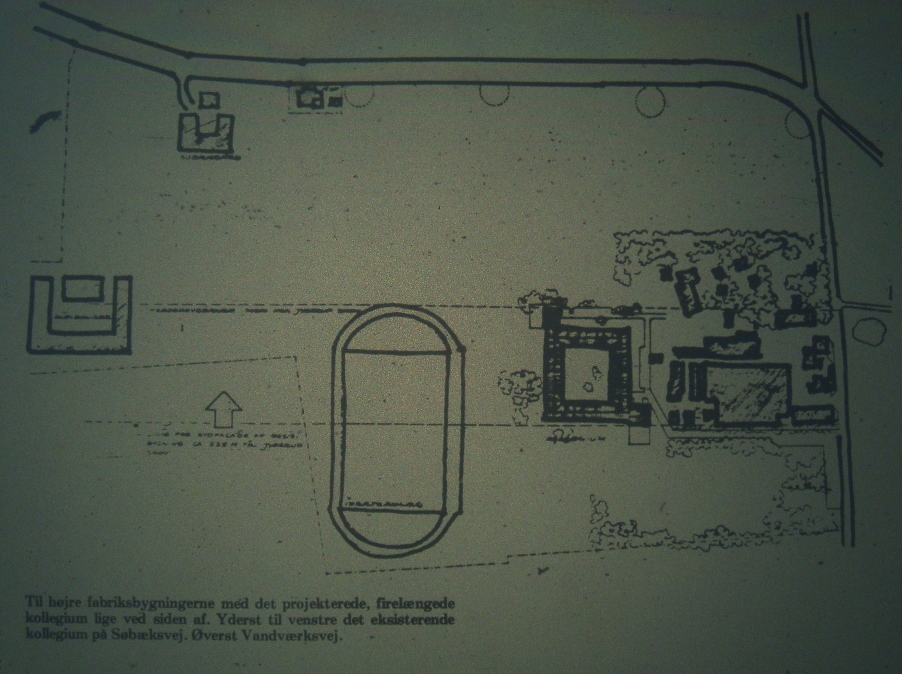 Tegning over JEG planer 1977